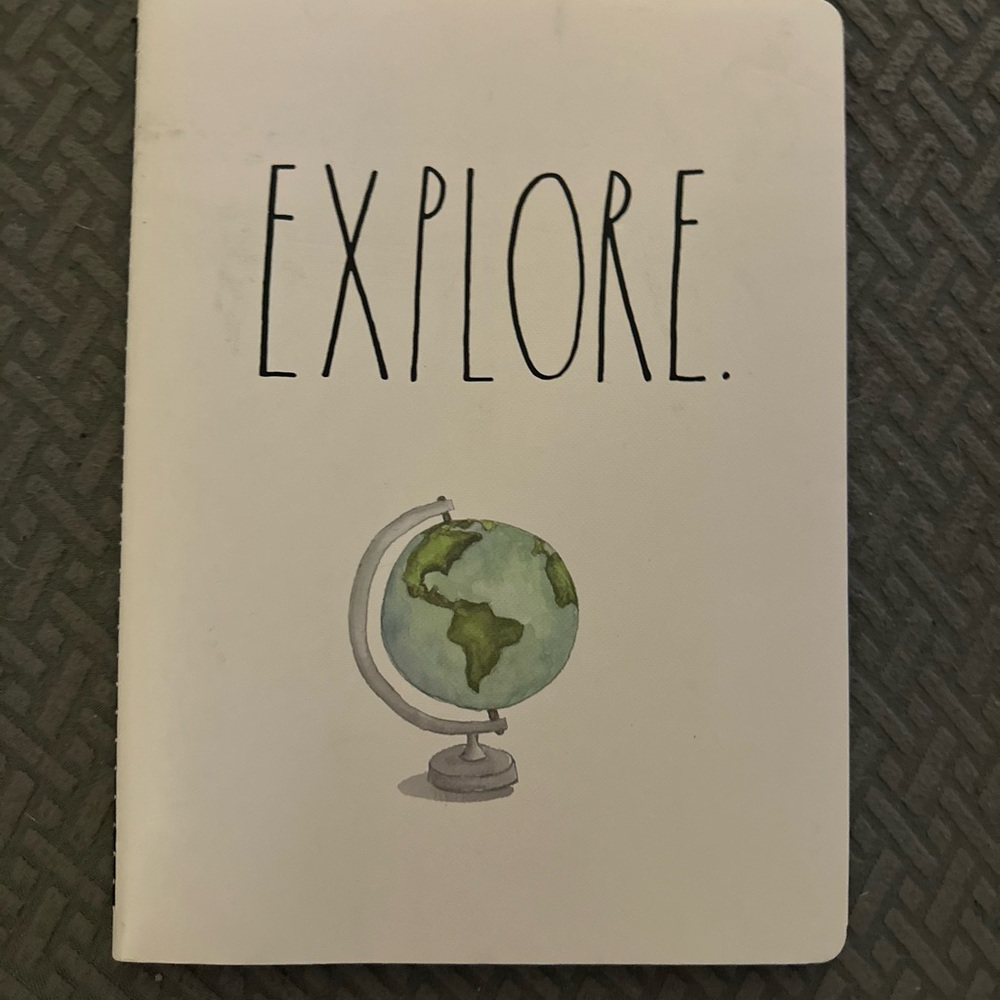 Rae Dunn Explore Globe Notebook